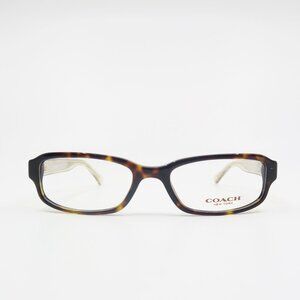 Coach HC 6083 5355 50mm Dark Tortoise Shell, New Rectangle, Women's Eyeglasses.